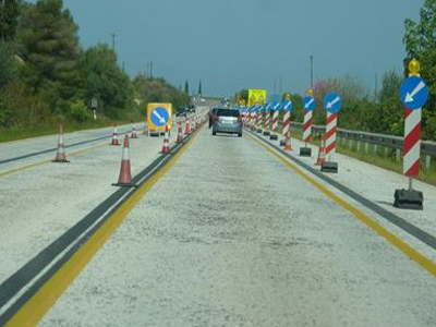 Διακοπή κυκλοφορίας στην Ε.Ο. Πατρών-Κορίνθου