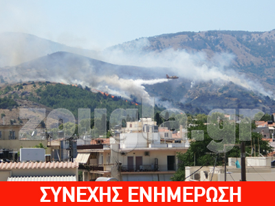 Πυρκαγιά στον Άγ. Σπυρίδωνα Χίου