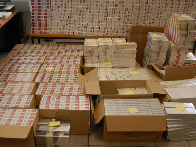 Συλλήψεις για λαθραία τσιγάρα