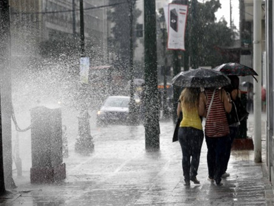 Φθινοπωρινό το σκηνικό του καιρού
