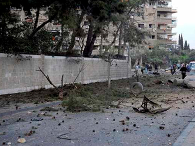 Δαμασκός: Βλήμα όλμου έπεσε στον περίβολο της ρωσικής πρεσβείας