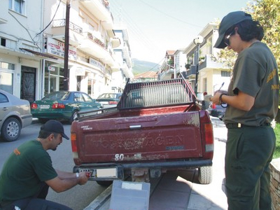 Βεβαιώθηκαν 386 παραβάσεις παράνομης στάθμευσης