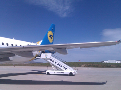 Η Olympic Handling ανέλαβε την επίγεια εξυπηρέτηση της Ukraine International