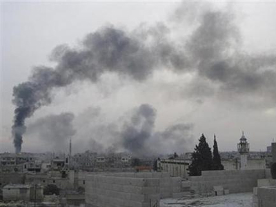 Εκρήξεις συγκλονίζουν τη Xομς