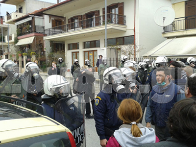 Τέσσερις συλλήψεις κατοίκων στην Ιερισσό