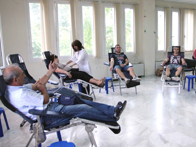 Εθελοντική αιμοδοσία του Δ. Νεάπολης-Συκεών