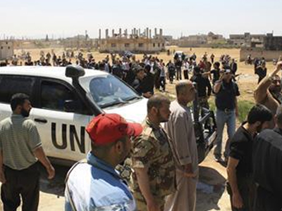 Εξερράγη ρουκέτα κοντά σε αυτοκινητοπομπή με παρατηρητές του ΟΗΕ