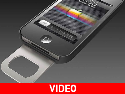 Το iPhone χρησιμεύει και ως… ανοιχτήρι