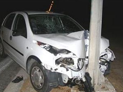 Τρελή πορεία Ι.Χ. στο Λαύριο