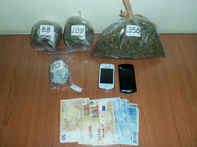 Θεσσαλονίκη: Δύο συλλήψεις για εμπορία ναρκωτικών