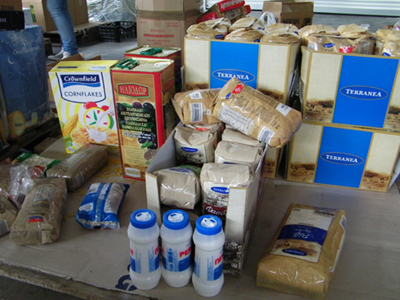 Διανομή τροφίμων στον Δ. Δέλτα