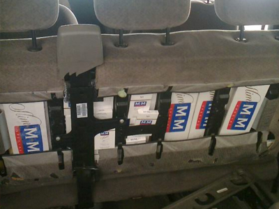 Μετέφερε 1.300 πακέτα λαθραία τσιγάρα