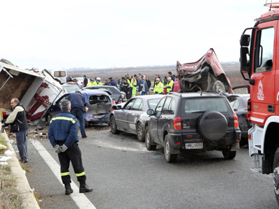 Ειδικός φωτισμός σε σημεία της Εγνατίας Οδού λόγω της ομίχλης
