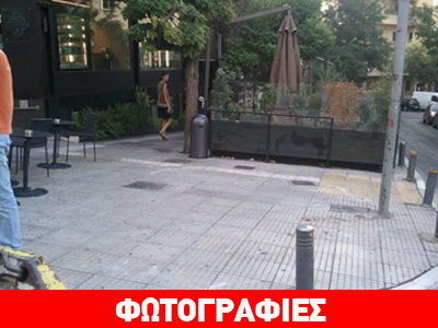 Ξηλώνουν αυθαίρετες κατασκευές στο Κολωνάκι