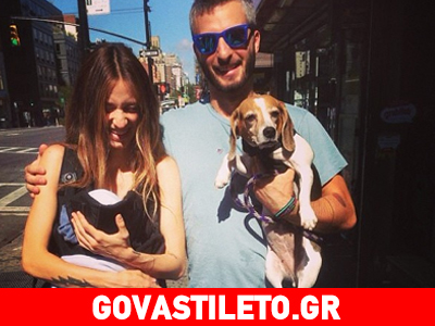 Καρβέλα-Πανουργιάς: Η πρώτη βόλτα με τον νεογέννητο γιo τους