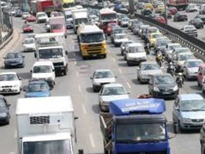 Η κίνηση στους δρόμους της Αθήνας