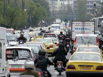 Η κίνηση σε Αθήνα και Θεσσαλονίκη