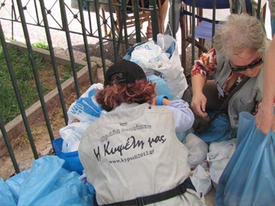 Κυψέλη: Επιτυχής η συγκέντρωση τροφίμων