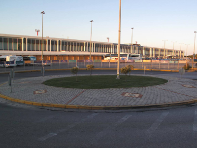 Συντήρηση του κυκλικού κόμβου στο αεροδρόμιο «Νίκος Καζαντζάκης»