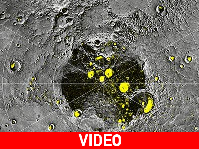 Ίχνη πάγου ανιχνεύθηκαν στους κρατήρες του Ερμή