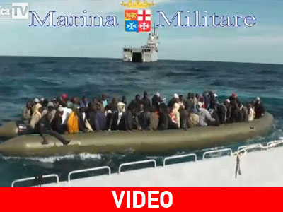 Σε εξέλιξη μεγάλη επιχείρηση διάσωσης 1.000 προσφύγων κοντά στη Λαμπεντούζα