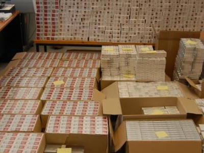 «Μπλόκο» σε ένα εκατομμύριο λαθραία τσιγάρα