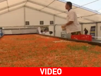 Το μεγαλύτερο λαζάνι στον κόσμο προς τιμήν της Ιταλίας