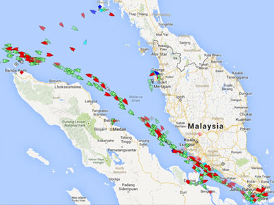 Είναι επίσημο: Ίχνη του Boeing 777 στα στενά της Μάλακα