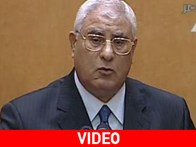 Κάιρο: Προσωρινός πρόεδρος ο Mansour