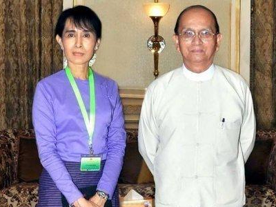 Ιστορική συνάντηση στη Μιανμάρ