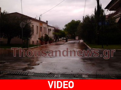 Χαλάζι στη Θεσσαλονίκη