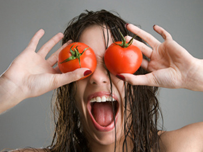 Αντιγηραντική μάσκα με ντομάτα