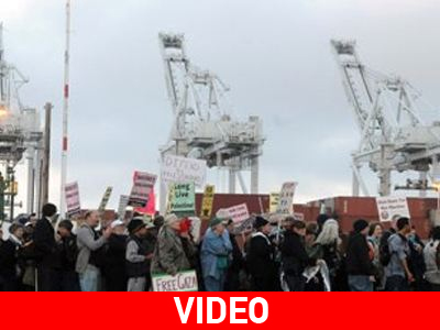 Αποκλεισμός του λιμανιού στο Όκλαντ