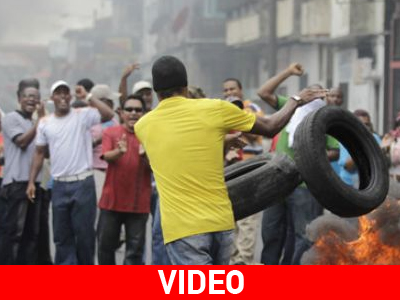 Επεισόδια κατά τη διάρκεια διαδήλωσης στον Παναμά Επεισόδια κατά τη διάρκεια διαδήλωσης στον Παναμά