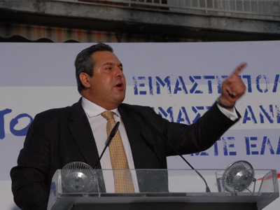 Ομιλία του Π. Καμμένου στο Μενίδι