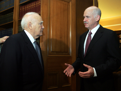 Συνάντηση Παπούλια – Παπανδρέου