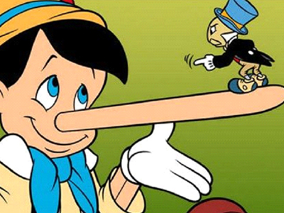 Η µύτη του Πινόκιο…