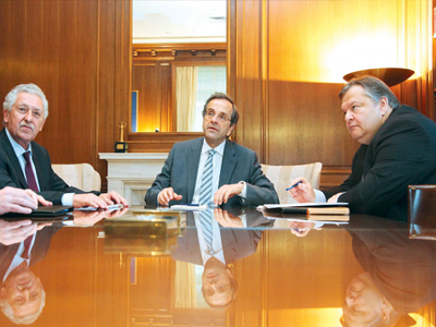 Σύσκεψη των πολιτικών αρχηγών για το πακέτο των 11,5 δισ. ευρώ