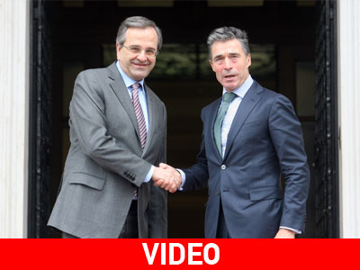 Σαμαράς – Ράσμουσεν: Με το βλέμμα στραμμένο στην Ουκρανία