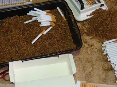 Συλλήψεις για παράνομο εμπόριο τσιγάρων