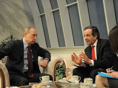 Συνάντηση Σαμαρά – Πούτιν στις Βρυξέλλες