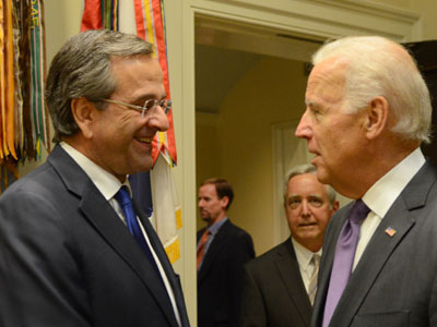 Ο Λευκός Οίκος για τη συνομιλία Σαμαρά-Μπάιντεν