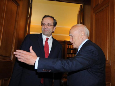 Συνάντηση Παπούλια – Σαμαρά