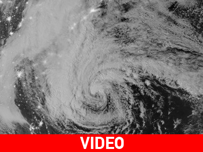 O τυφώνας «Sandy» από το διάστημα O τυφώνας «Sandy» από το διάστημα