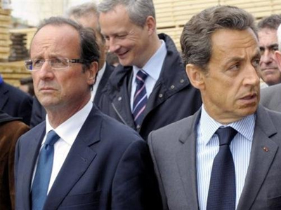 Σφοδρή επίθεση Φ. Ολάντ στον Ν. Σαρκοζί