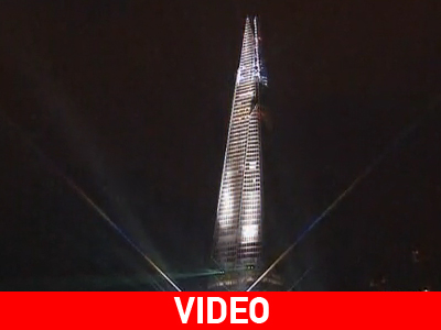 Φωταγωγήθηκε το «Shard» Φωταγωγήθηκε το «Shard»