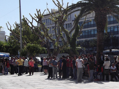 Κρήτη: Μικρή συμμετοχή στις συγκεντρώσεις