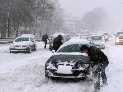 Σφοδρές χιονοπτώσεις στην Ολλανδία