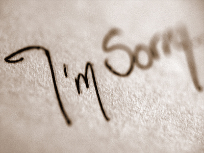 Η δύναμη της συγγνώμης…