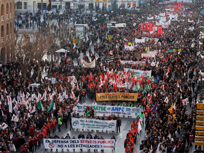 Παραλύει η Ισπανία Παραλύει η Ισπανία
